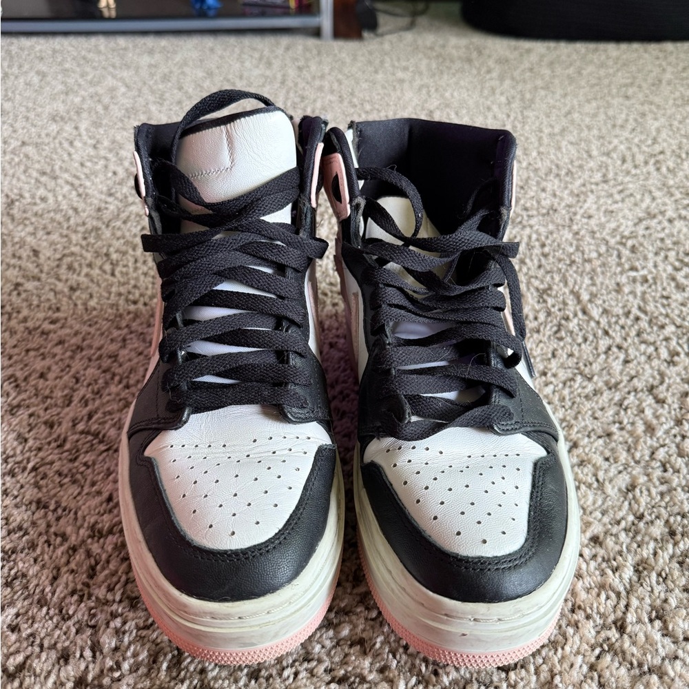 Nike pink and black dunks